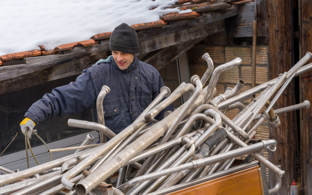 Vor dem Abriss muss geräumt werden